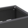 vidaXL Stojan na dáždniky Čierna 28 x 12 x 41 cm Oceľ