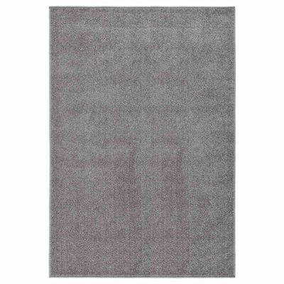 vidaXL Koberec krátky vlas 160x230 cm sivý