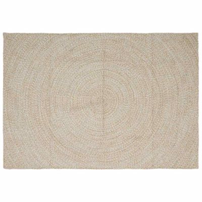 vidaXL Kusové koberce Prírodná a biela 240 x 340 cm Juta