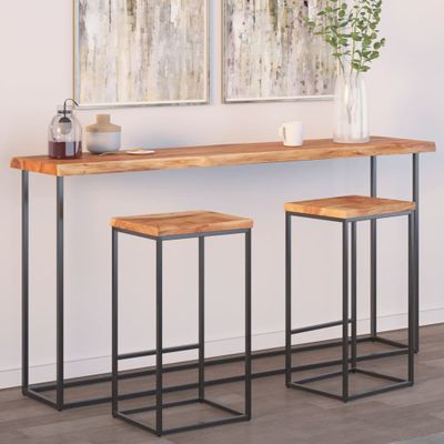 vidaXL Stolová doska 160x40x2,5 cm obdĺžnik masívna akácia živá hrana