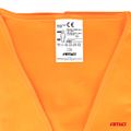 Reflexná vesta XXXL oranžová s certifikátom AMiO-03986