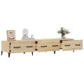 vidaXL TV skrinka vo farbe dubu sonoma 150x34,5x30 cm spracované drevo