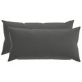 vidaXL Poťah na podložku 2 pcs HEERLEN Antracitová 40 x 80 cm
