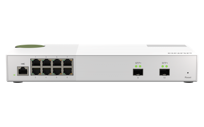 QNAP riadený switch QSW-M2108-2S (8x 2,5GbE RJ45 a 2x 10GbE SFP+)