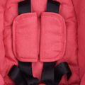 vidaXL Detská autosedačka červená 42x65x57 cm
