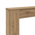vidaXL Obloženie krbu dub artisan 100x20x100 cm kompozitné drevo