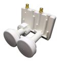 DI-WAY LNB MONOBLOCK TWIN 0,1dB 4,3st, WHITE LEOPARD LINE