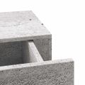 vidaXL Zásuvkové police nástenné 2 ks betónovo-sivé 60x23,5x10 cm MDF