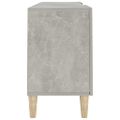 vidaXL TV stolík betónovo-sivý 150x30x50 cm spracované drevo