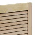 vidaXL Skříňové dvere Prírodná 110 x 2,1 x 39,5 cm Borovicový masív