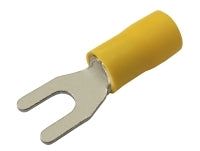Vidlička 4.3 mm, vodič 4.0-6.0 mm žltá