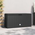 vidaXL Záhradný úložný box antracitový 114x47x60 cm