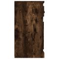 vidaXL Komoda dymový dub 70x35,5x67,5 cm spracované drevo