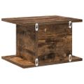 vidaXL Nočný stolík 2 ks Dymová dub 40 x 30 x 25 cm Kompozitné drevo