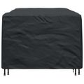vidaXL Obal na nábytok Jednofarebný Čierna 240 x 140 x 90 cm 210D