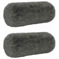 vidaXL Poťah na podložku 2 pcs HEERLEN Svetlosivá Ø 15 x 40 cm