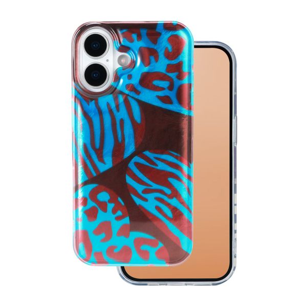 Obal so zvieracím vzorom pre iPhone 16 6,1" Chameleon