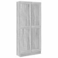 vidaXL Knižnica sivý dub sonoma 82,5x30,5x185,5 cm spracované drevo