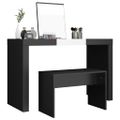 vidaXL Taburetka čierna 70x35x45 cm spracované drevo