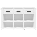 vidaXL Komoda biela 100x30x59,5 cm spracované drevo