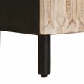 vidaXL Servírovacia skriňa Biele umývanie dokončenie 60 x 33 x 75 cm