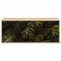 vidaXL Nástenný TV kabinet ELBURG 102 x 33 x 40 cm Dub sonoma