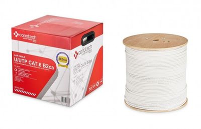 UTP kábel CONO-TECH, LAN CAT6e, LSZH B2ca, biely, 500m UTP kábel CONO-TECH, LAN CAT6e, LSZH B2ca, biely, 500m