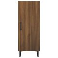 vidaXL Komoda hnedý dub 34,5x34x90 cm spracované drevo