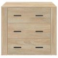 vidaXL Komoda dub sonoma 80x33x70 cm spracované drevo