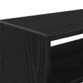 vidaXL Stojany na topánky 2 ks stohovateľné čierny dub 60x30x30,5 cm
