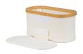 Úložný box G21 30 x 15 x 15 cm, bambusový s vekom, béžový