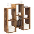 vidaXL Servírovacia skriňa Staré drevo 90 x 30 x 90 cm