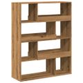 vidaXL Deliaca stena dub artisian 100x33x125,5 cm kompozitné drevo