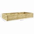 vidaXL Vyvýšený záhradný záhon 300x150x48cm,impregnovaná borovica 19mm
