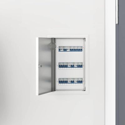 vidaXL Access Panel Biela 33 x 23 x 3 cm Oceľ