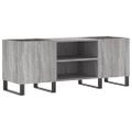 vidaXL Skrinka na platne sivá sonoma 121x38x48 cm kompozitné drevo