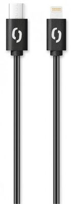 ALIGATOR Dátový kábel POWER 3A, USB-C/lightning čierny