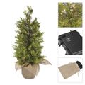 LED stromček, 50 cm, vonkajšia aj vnútorná, teplá biela, časovač