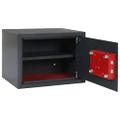 vidaXL Bezpečnostná schránka so zámkom Tmavosivá 35 x 25 x 25 cm Oceľ