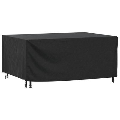 vidaXL kryt na záhradný nábytok čierny 172x113x73 cm vodotesný 420D