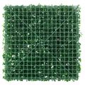 vidaXL Umelý plot z listových kríkov 24 ks zelený 50x50 cm