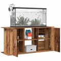 vidaXL Stojan na akvárium staré drevo 121x41x58 cm kompozitné drevo