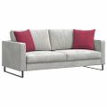 vidaXL Vankúše na pohovku 2 pcs Víno červené 45 x 45 cm