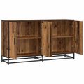 vidaXL Servírovacia skriňa Staré drevo 134 x 35 x 76 cm