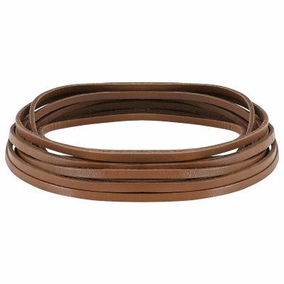 vidaXL Kožený remienok Hnedá 1000 x 0,4 cm Koža