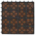 vidaXL Dlažba na terasu 11 ks Tík 30 x 30 cm WPC