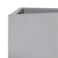 vidaXL Záhradné kvetináče 2 ks trojuholník 30x26x75cm pozinkovaná oceľ