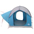 vidaXL Auto Stan so strechou Modrá 239 x 210 x 210 cm Polyester a oceľ