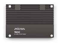 Micron 7600 MAX - SSD - Mixed Use - šifrovaný - 12.8 TB - interní - 2.5" - U.2 PCIe 5.0 x4 (NVMe) - FIPS 140-3 Level 2 - TCG Opal Encryption