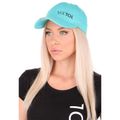 Kšiltovka s LED svetlom B-CAP 25 lm, nabíjacia, USB, univerzálna veľkosť, tyrkysová SIXTOL